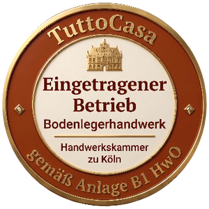 Guetesiegel: Eingetragener Betrieb Bodenlegerhandwerk, Handwerkskammer zu Koeln (Anlage B1 HwO)